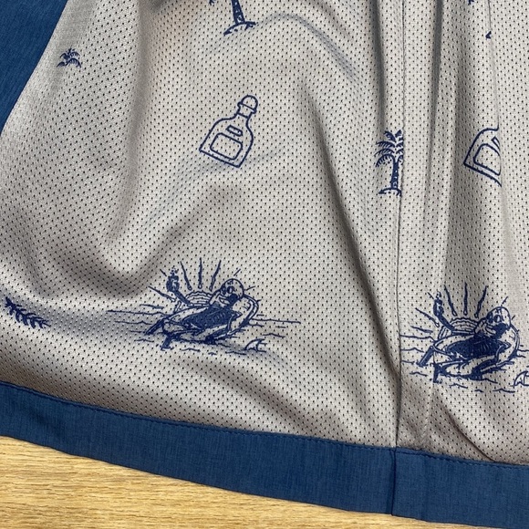 Travis Mathew Stormchaser Lightweight Windbreaker Jacket Golf full zip Blue‎ - Picture 10 of 16